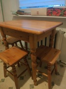 Stół kuchenny+3 taborety