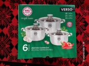 Zestaw garnków - 6 elementów - Verso