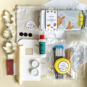 Duży zestaw dla początkującego z gliną samoutwardzalną 1kg i narzędzia