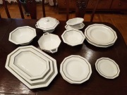 Serwis Art Déco obiadowy Rosenthal Maria 1, 12 osób