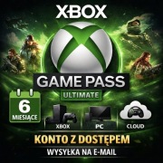 Xbox Game Pass Ultimate 6 miesięcy | Xbox Live | EA Play | Cloud Gaming