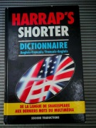 Słownik Harrap's Shorter Angielsko-Francuski | 550 tys. haseł | Stan BDB