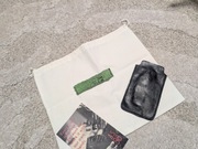 Czarna skóra etui pokrowiec skóra naturalna as 98  