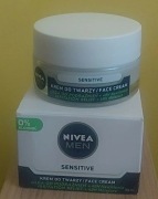 Nivea men Sensitive Nawilżający krem do twarzy, 50ml