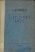 Jahrbuch fur luftverkehr 1925