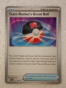 Team Rocket's Great Ball 175/182 Karta POKEMON TCG Scarlet & Violet DR