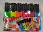 Zakreślacz zakreślacze różne kolory Office Products 6 szt.