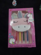 LITTLE UNICORN Kredki do Kąpieli 4 szt Myjka JEDNOROŻEC
