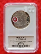 10 ZŁOTYCH 2008 - POWSTANIE WIELKOPOLSKIE - GRADING GCN PR70 !!!