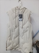 Kamizelka damska z kapturem zapinana na zamek dwie kieszenie