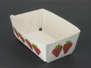 Pudełko (10 szt) pojemnik, kobiałka "TRUSKAWKI" (0,10 zł/szt.) Ok 500g