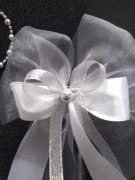 Kokarda ozdobna 3 w 1 ślub komunia chrzciny 