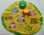 Interaktywna gra zręcznościowa Ubij kreta mata + młotek