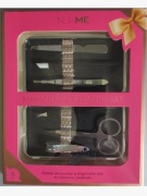 Zestaw do manicure pedicure NewME 6el zloty etui