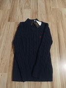 Polo Ralph Lauren sweter męski granatowy | NOWY z metką | klasyk