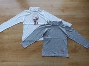 2 bluzki dla dziewczynki 110/116