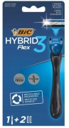 BIC Hybrid Flex 3 maszynka do golenia dla mężczyzn 1+4 wkłady