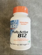 Za pół ceny! 180 kapsulki Fully Active B12 witaminy, 1500 mcg