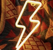 Błyskawica Led na ścianę