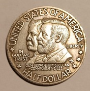 Moneta pół dolara „Bitwa pod Antietam z okazji 75. rocznicy”.