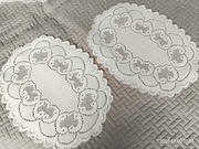 Białe serwetki - 2 sztuki