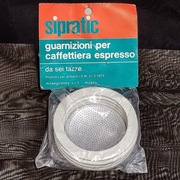 Cztery oryginalne uszczelki włoskie z sitkiem Grubość 3 mm !!!