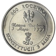 200 Rocznica Konstytucji 3 Maja 10 000 zł 1991r