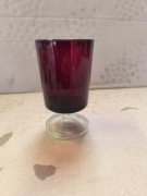 Kieliszki do wina Ruby Red Luminarc Verrerie D'Arques France Glasses