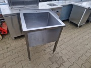 SOLIDNY ZLEW BASEN 1 KOMOROWY 70/70/85 40CM KOMORA