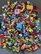 Lego duplo miks 11kg zwierzątka ludziki