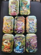 Pokemon Mini Tin puste puszki 8szt.