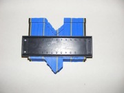 Wzornik kształtów 120 mm przymiar monterski KLINY