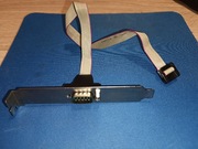 Śledź złącze port szeregowy RS-232 DB9 retro 