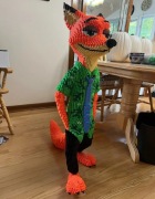 Klocki konstrukcyjne Zwierzogród NICK lisek 115 cm