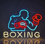 NEON LED BOKSER BOKS BOXING Szyld club klub bokserski sport
