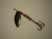 Błystka obrotowa willow złota młotkowana nr.4 nowa 7g 