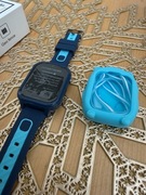 Niebieski smartwatch dla dziecka 4G z etui