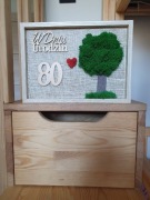 Prezent z mchu drzewo urodziny Rocznica ślubu Dzień Mamy