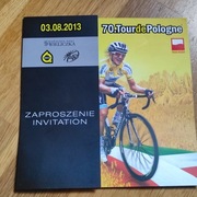 Zaproszenie na uroczyste zakończenie 70. Tour de Pologne