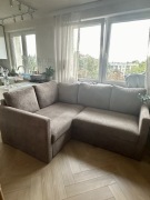 Kanapa, sofa, narożnik, nowa, beżowa, brązowa, 160x220 