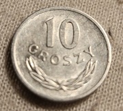 Moneta 10groszy z roku 1974. Ładna 