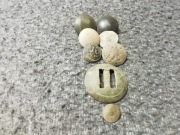 Zestaw starych guzików 