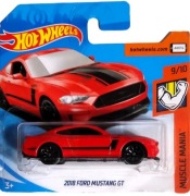 Hot Wheels 2018 FORD MUSTANG GT Czerwony
