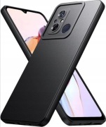 Etui Xiaomi Redmi 12C czarne matowe silikonowe