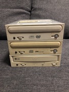 Dwa napędy DVD-ROM Samsung SD-616 i LG GDR-8161B nagrywarka Samsung SW-252