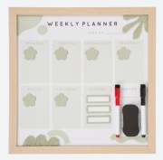 Tablica Magnetyczna Z Planem Tygodnia 38x38 + Akcesoria Gratis