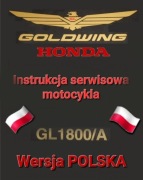 HONDA GL 1800 GOLD WING 1800 2008r KSIAZKA SERWISOWKA j.POLSKI