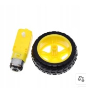 KOŁO ROBOTA Z NAPĘDEM -ZGODNE Z ARDUINO/AVR/ESP/STM32