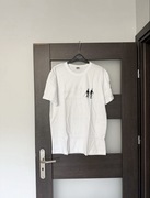 T-shirt męski z nadrukiem biały nowy rozmiar XL