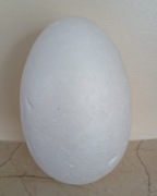 Jajo styropianowe 15 cm